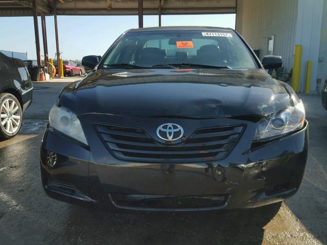 4T1BE46K09U341250 - 2009 TOYOTA CAMRY BASE BLACK photo 9