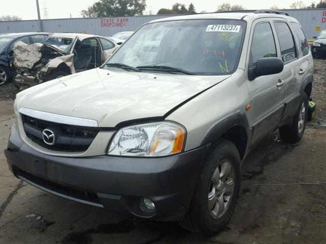 4F2YZ94143KM31983 - 2003 MAZDA TRIBUTE LX BEIGE photo 2