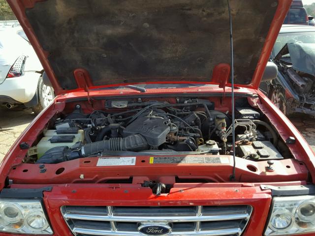 1FTYR44E12PB46214 - 2002 FORD RANGER SUP RED photo 7