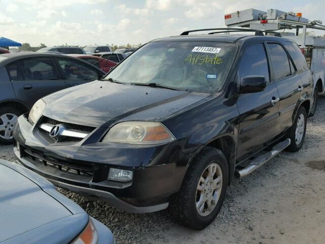 2HNYD18825H556251 - 2005 ACURA MDX TOURIN BLACK photo 2