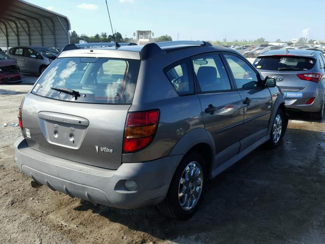 5Y2SL658X6Z459199 - 2006 PONTIAC VIBE GRAY photo 4