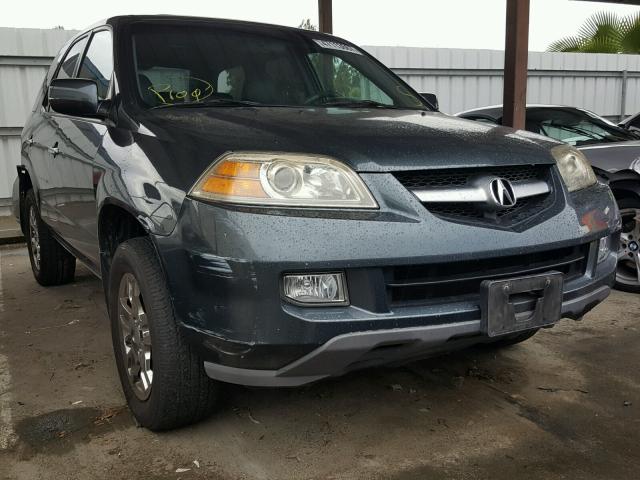 2HNYD18234H530719 - 2004 ACURA MDX BLUE photo 1