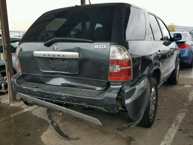 2HNYD18234H530719 - 2004 ACURA MDX BLUE photo 4