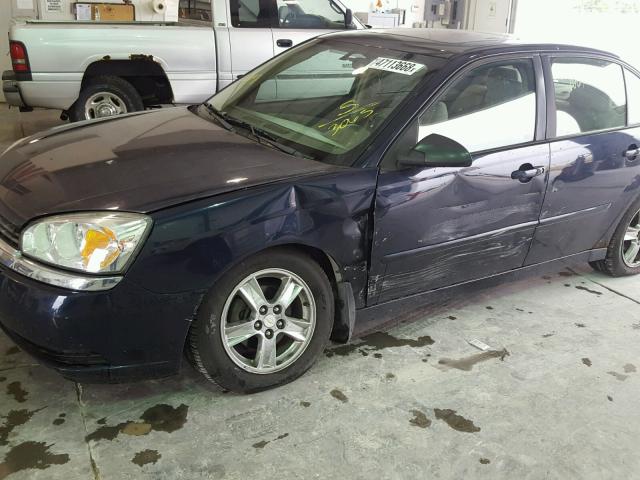 1G1ZT54895F293065 - 2005 CHEVROLET MALIBU LS ლურჯი ფოტო 9