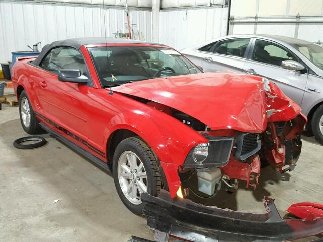 1ZVFT84N175205732 - 2007 FORD MUSTANG RED photo 1