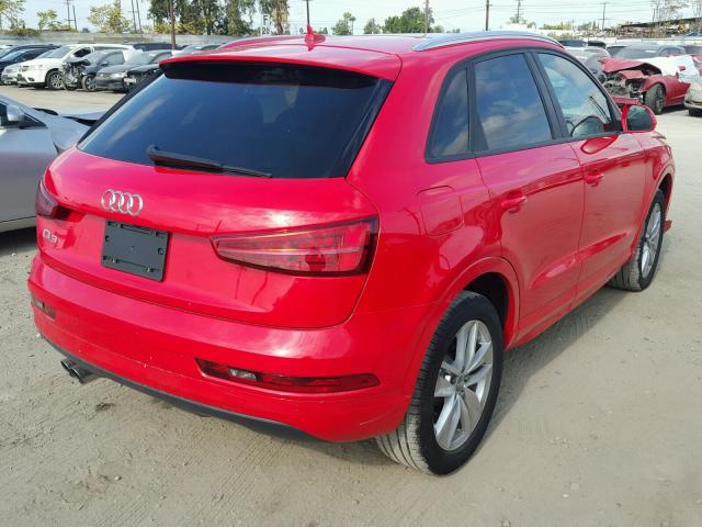 WA1BCCFS9HR012353 - 2017 AUDI Q3 RED photo 4