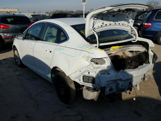 1G4PP5SK9F4185152 - 2015 BUICK VERANO WHITE photo 3