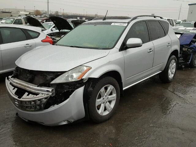 JN8AZ08W46W527214 - 2006 NISSAN MURANO SL SILVER photo 2