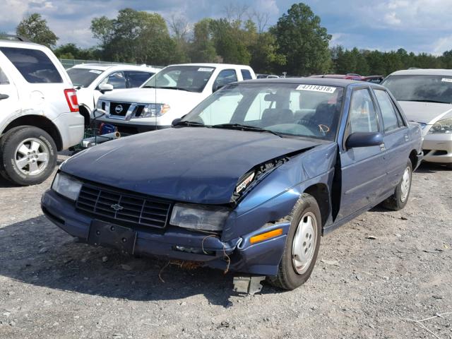 1G1LD55M3TY219110 - 1996 CHEVROLET CORSICA BLUE photo 2