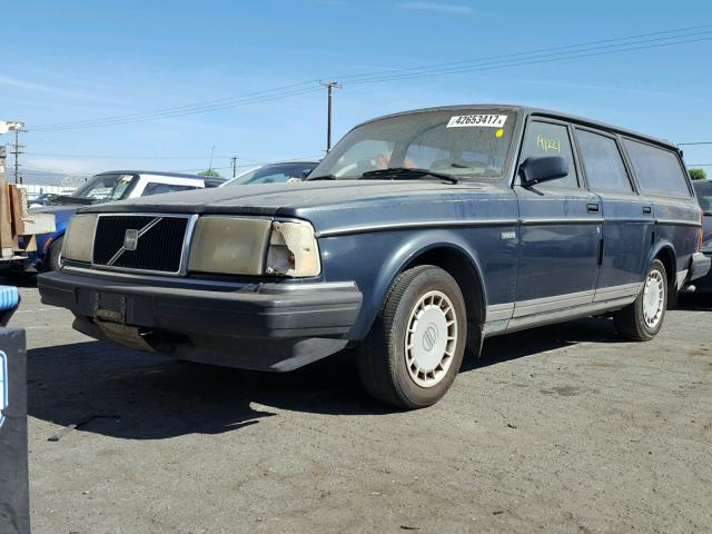 YV1AW8315P1948043 - 1993 VOLVO 240 GREEN photo 2