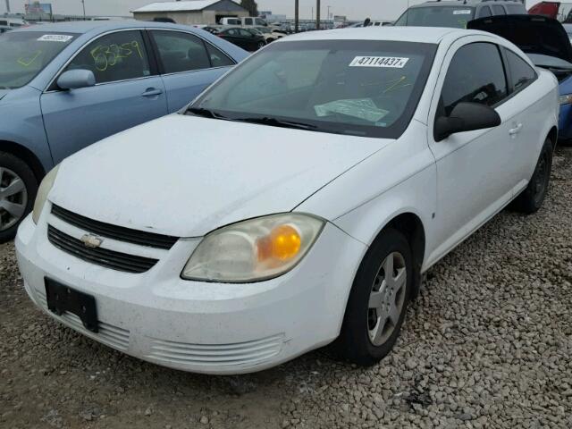 1G1AK15F667756877 - 2006 CHEVROLET COBALT LS WHITE photo 2