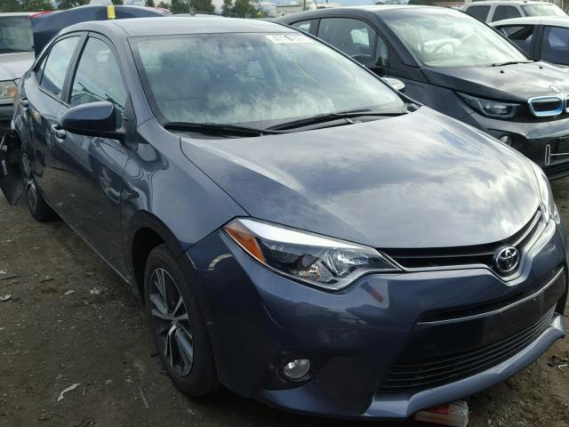 5YFBURHEXGP483840 - 2016 TOYOTA COROLLA L BLUE photo 1