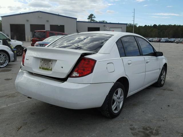 1G8AJ55FX7Z157823 - 2007 SATURN ION LEVEL WHITE photo 4