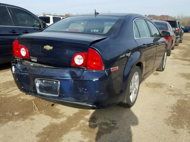 1G1ZB5EB5AF221917 - 2010 CHEVROLET MALIBU LS BLUE photo 4