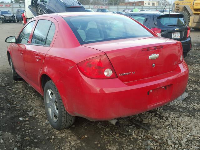 1G1AL58F287315962 - 2008 CHEVROLET COBALT LT RED photo 3