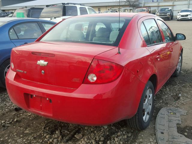 1G1AL58F287315962 - 2008 CHEVROLET COBALT LT RED photo 4