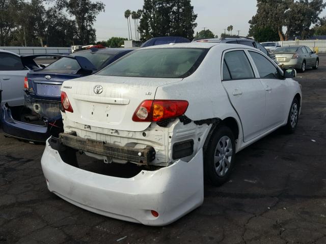 JTDBU4EE2A9115978 - 2010 TOYOTA COROLLA BA WHITE photo 4