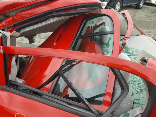 1G1AL55F577266856 - 2007 CHEVROLET COBALT LT RED photo 6