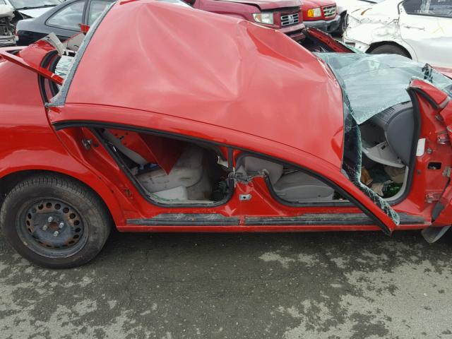 1G1AL55F577266856 - 2007 CHEVROLET COBALT LT RED photo 9