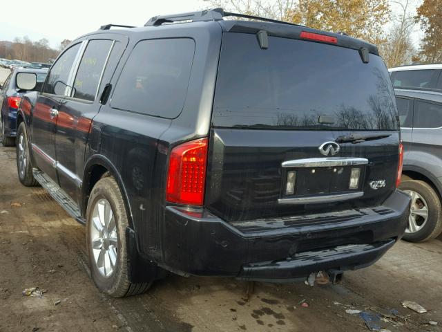 5N3AA08C06N808797 - 2006 INFINITI QX56 BLACK photo 3