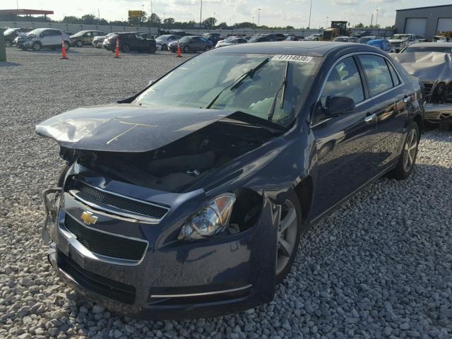 1G1ZC5E00CF284745 - 2012 CHEVROLET MALIBU 1LT BLUE photo 2