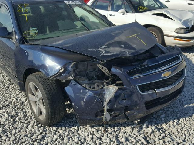 1G1ZC5E00CF284745 - 2012 CHEVROLET MALIBU 1LT BLUE photo 9