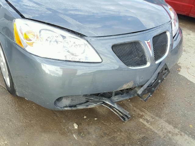 1G2ZF57BX84174936 - 2008 PONTIAC G6 VALUE L GRAY photo 9