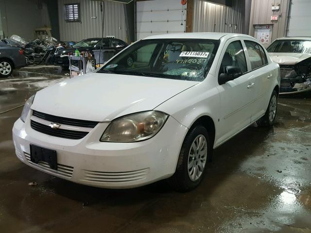 1G1AS58H997249206 - 2009 CHEVROLET COBALT LS WHITE photo 2