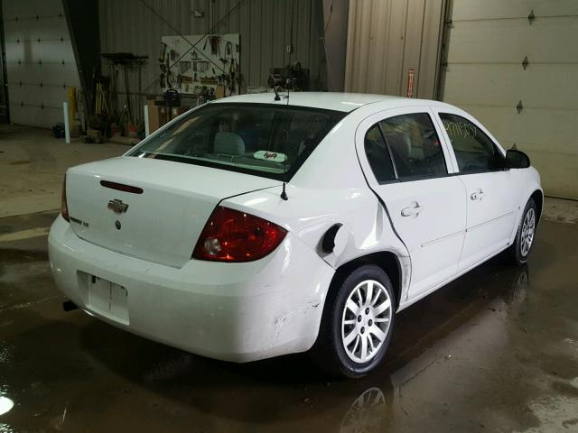 1G1AS58H997249206 - 2009 CHEVROLET COBALT LS WHITE photo 4