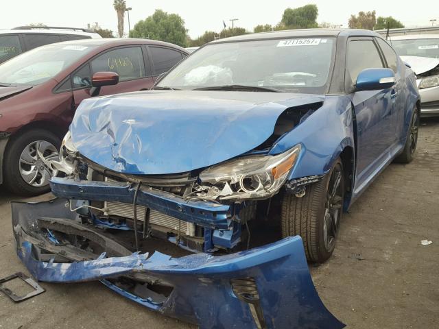 JTKJF5C71E3067147 - 2014 TOYOTA SCION TC 蓝色 照片 2