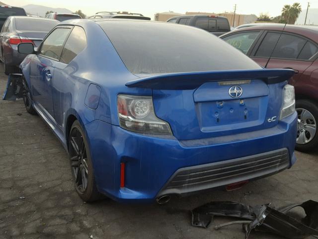 JTKJF5C71E3067147 - 2014 TOYOTA SCION TC 蓝色 照片 3