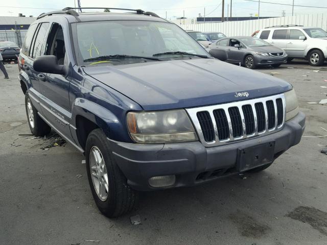 1J8GX48S03C506267 - 2003 JEEP GRAND CHER BLUE photo 1