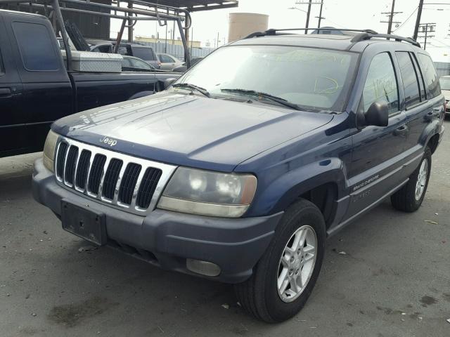 1J8GX48S03C506267 - 2003 JEEP GRAND CHER BLUE photo 2