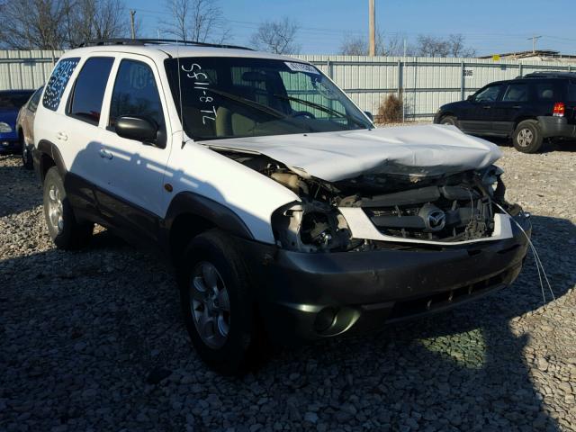 4F2CU08101KM02265 - 2001 MAZDA TRIBUTE LX WHITE photo 1