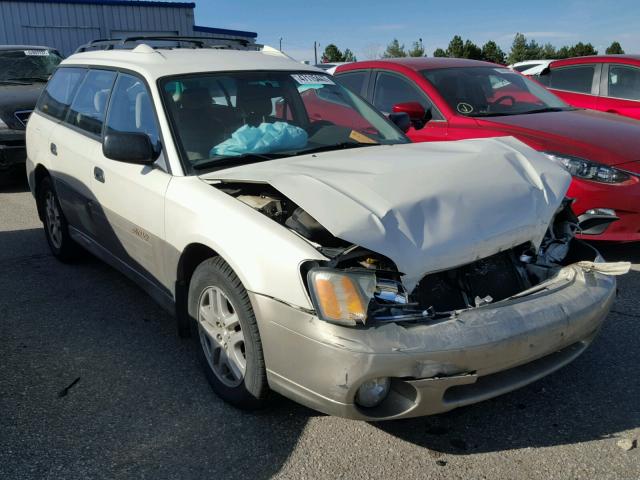 4S3BH675527615708 - 2002 SUBARU LEGACY OUT WHITE photo 1