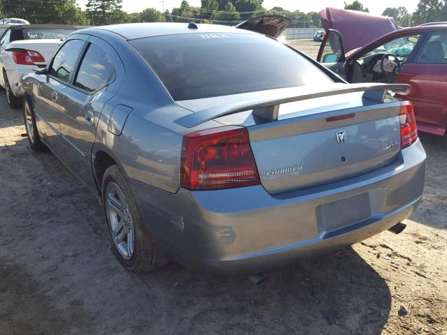 2B3KA53H26H179779 - 2006 DODGE CHARGER R/ GRAY photo 3