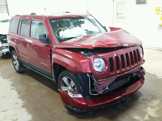 1C4NJRFB6HD137321 - 2017 JEEP PATRIOT LA MAROON photo 1