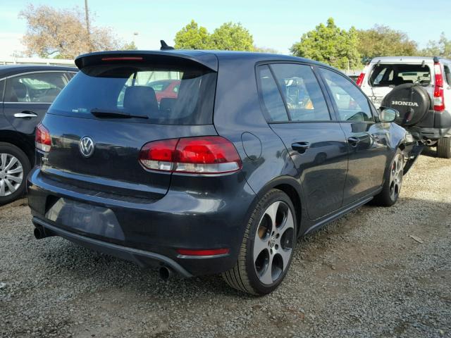 WVWHD7AJ9BW331506 - 2011 VOLKSWAGEN GTI BLACK photo 4