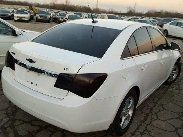 1G1PC5SB7E7446073 - 2014 CHEVROLET CRUZE LT WHITE photo 4