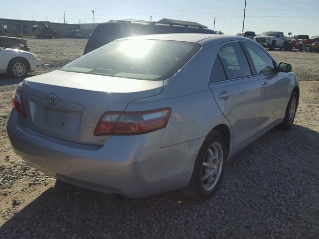 4T1BE46K97U664810 - 2007 TOYOTA CAMRY NEW SILVER photo 4