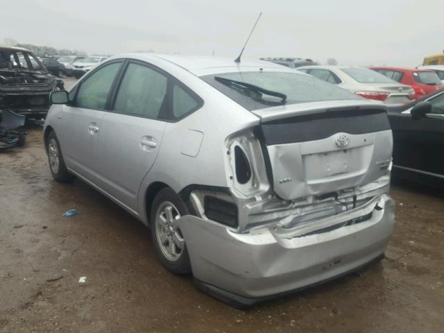 JTDKB20U777597540 - 2007 TOYOTA PRIUS SILVER photo 3