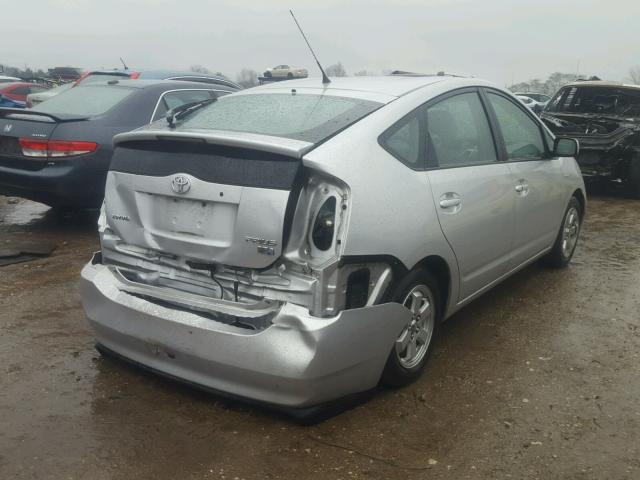 JTDKB20U777597540 - 2007 TOYOTA PRIUS SILVER photo 4