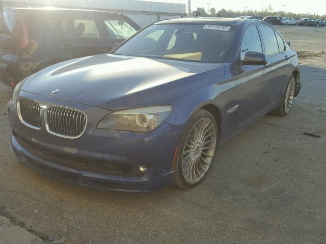 WBAKA8C56BC446874 - 2011 BMW ALPINA B7 BLUE photo 2