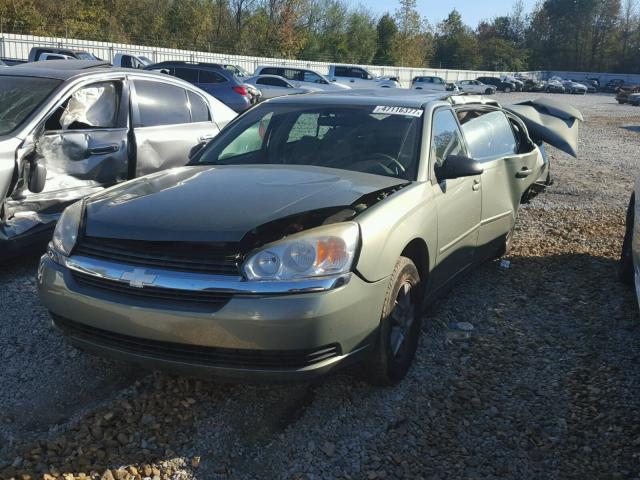 1G1ZT54875F141995 - 2005 CHEVROLET MALIBU LS GREEN photo 2