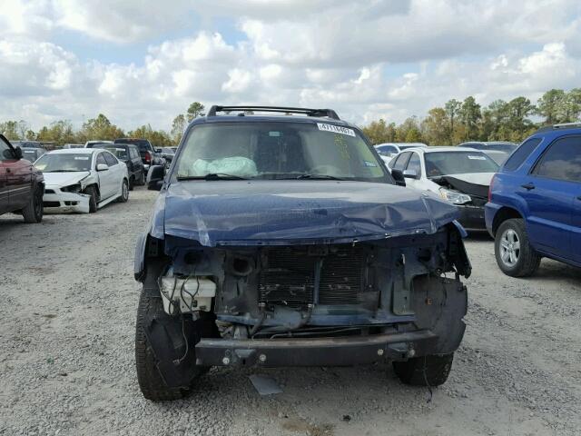 1FMEU31K57UA31304 - 2007 FORD EXPLORER S BLUE photo 10