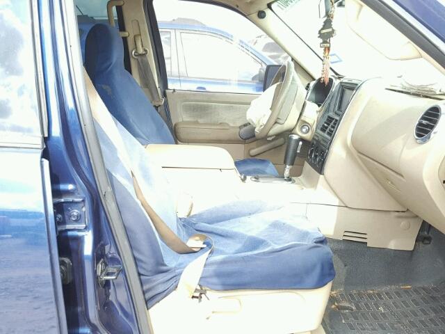 1FMEU31K57UA31304 - 2007 FORD EXPLORER S BLUE photo 5