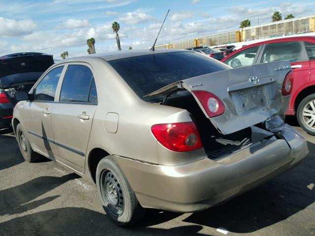 1NXBR32E38Z024480 - 2008 TOYOTA COROLLA CE TAN photo 3