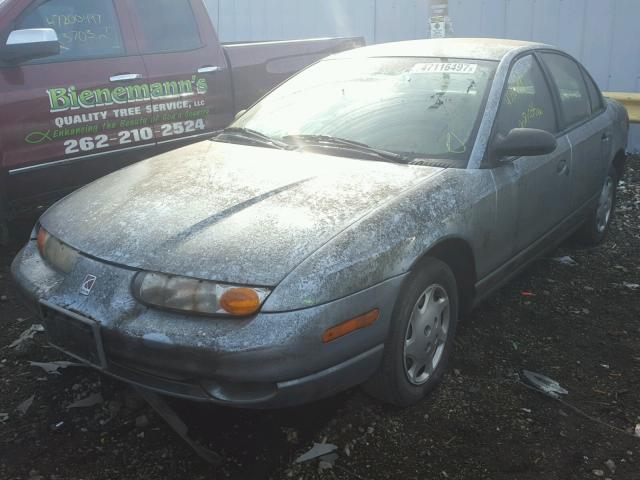 1G8ZH52882Z142069 - 2002 SATURN SL1 BLUE photo 2