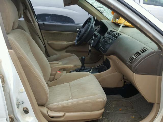 1HGES257X3L026210 - 2003 HONDA CIVIC EX 白色 照片 5