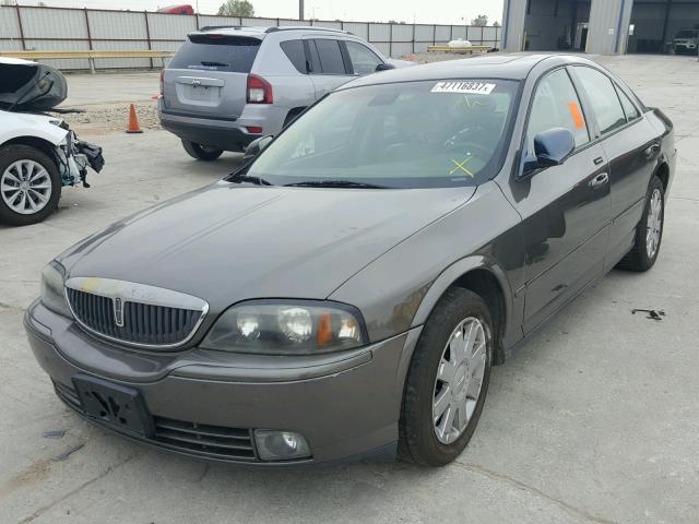 1LNHM87A84Y634454 - 2004 LINCOLN LS BROWN photo 2